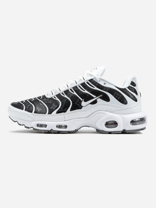 Nike Air Max Plus TN — Custom LV Edition | Black & White | One of a Kind