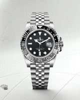 Rolex GMT-Master II 'Coke'  Black & Red Ceramic Bezel, Oyster Bracelet  Men's Luxury Sport Watch