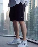 STONE 20SS Island Metal Nylon Compass Small Label Athleisure Summer Quick-Dry Beach Cropped Shorts