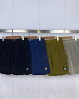 STONE 20SS Island Metal Nylon Compass Small Label Athleisure Summer Quick-Dry Beach Cropped Shorts