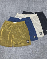 STONE 20SS Island Metal Nylon Compass Small Label Athleisure Summer Quick-Dry Beach Cropped Shorts