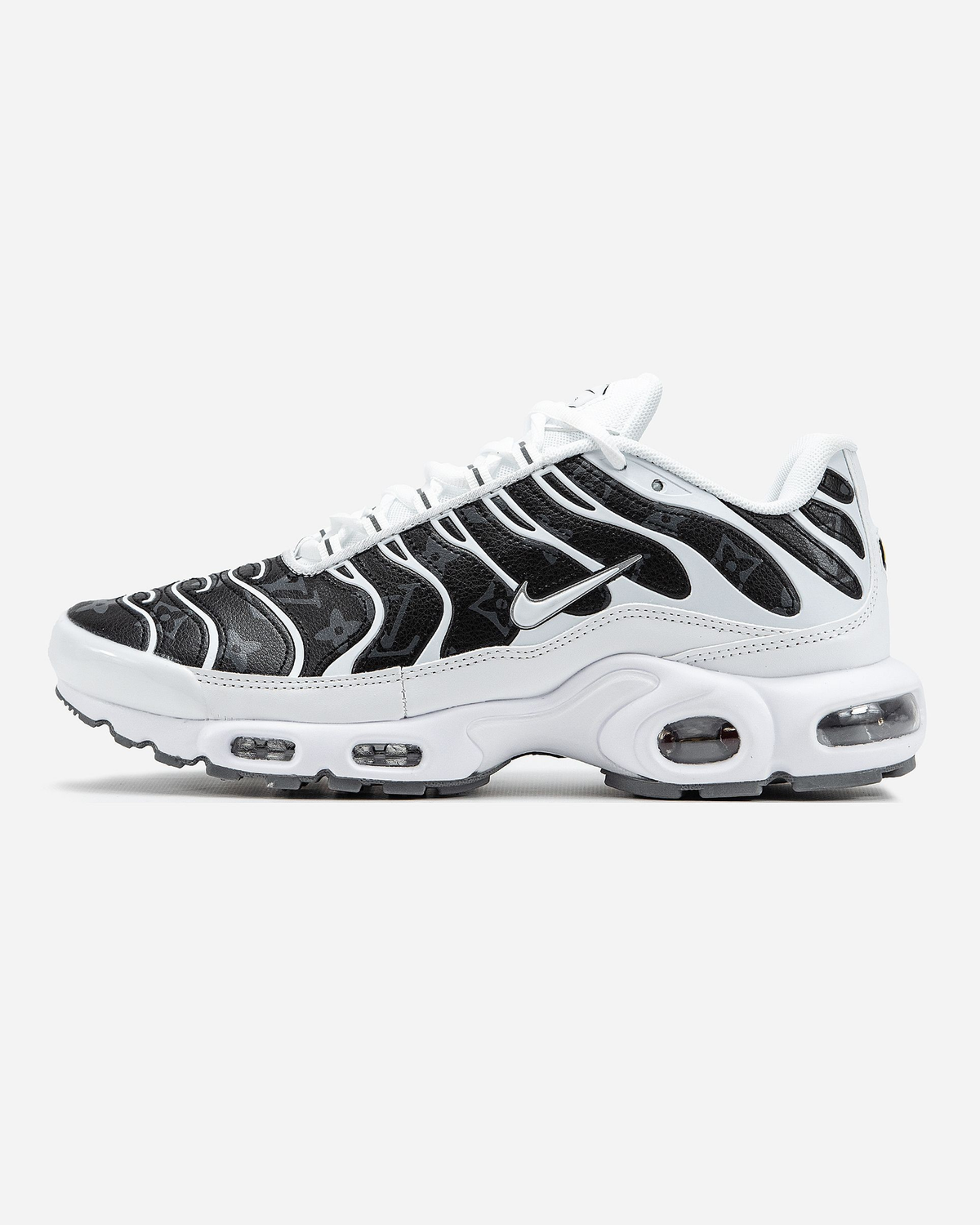 Nike Air Max Plus TN — Custom LV Edition | Black & White | One of a Kind